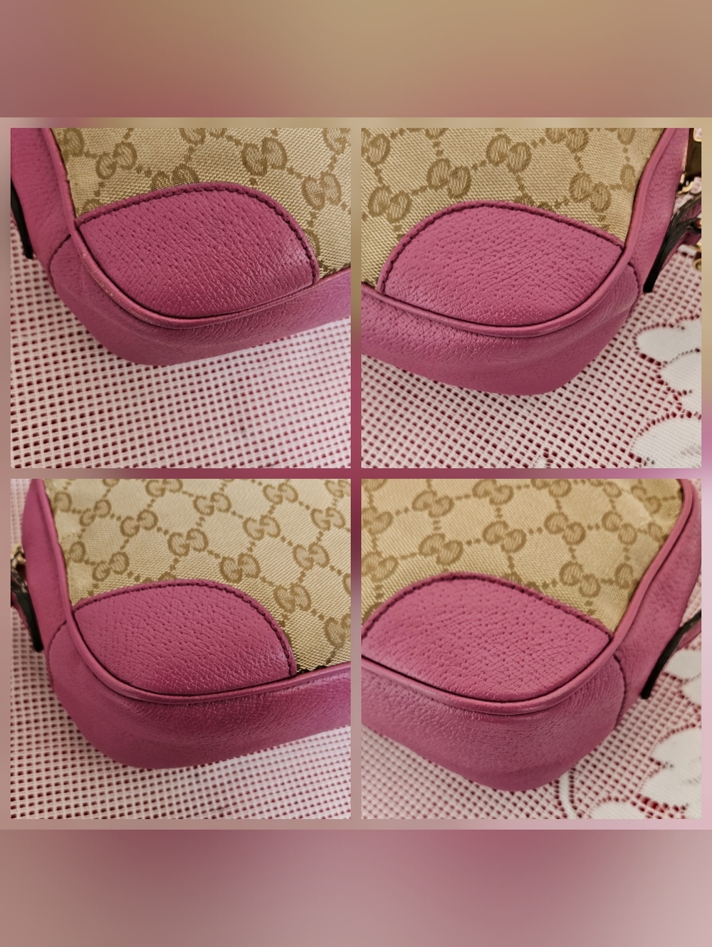 GUCCI Canvas Bree Camera Shoulder Bag AUTHENTIC - Picture 8 of 16